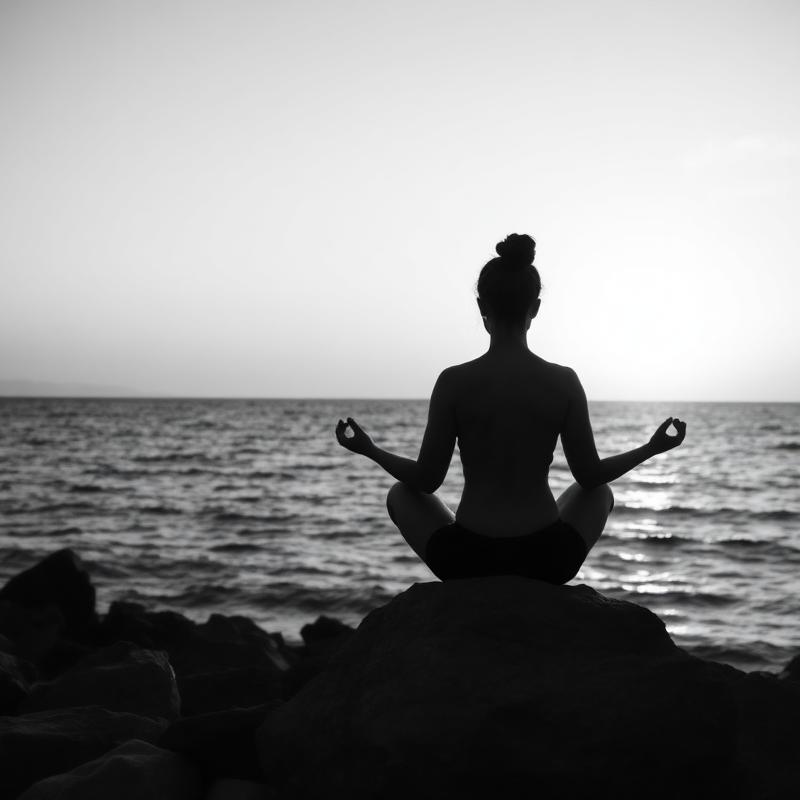 Meditation by the ocean